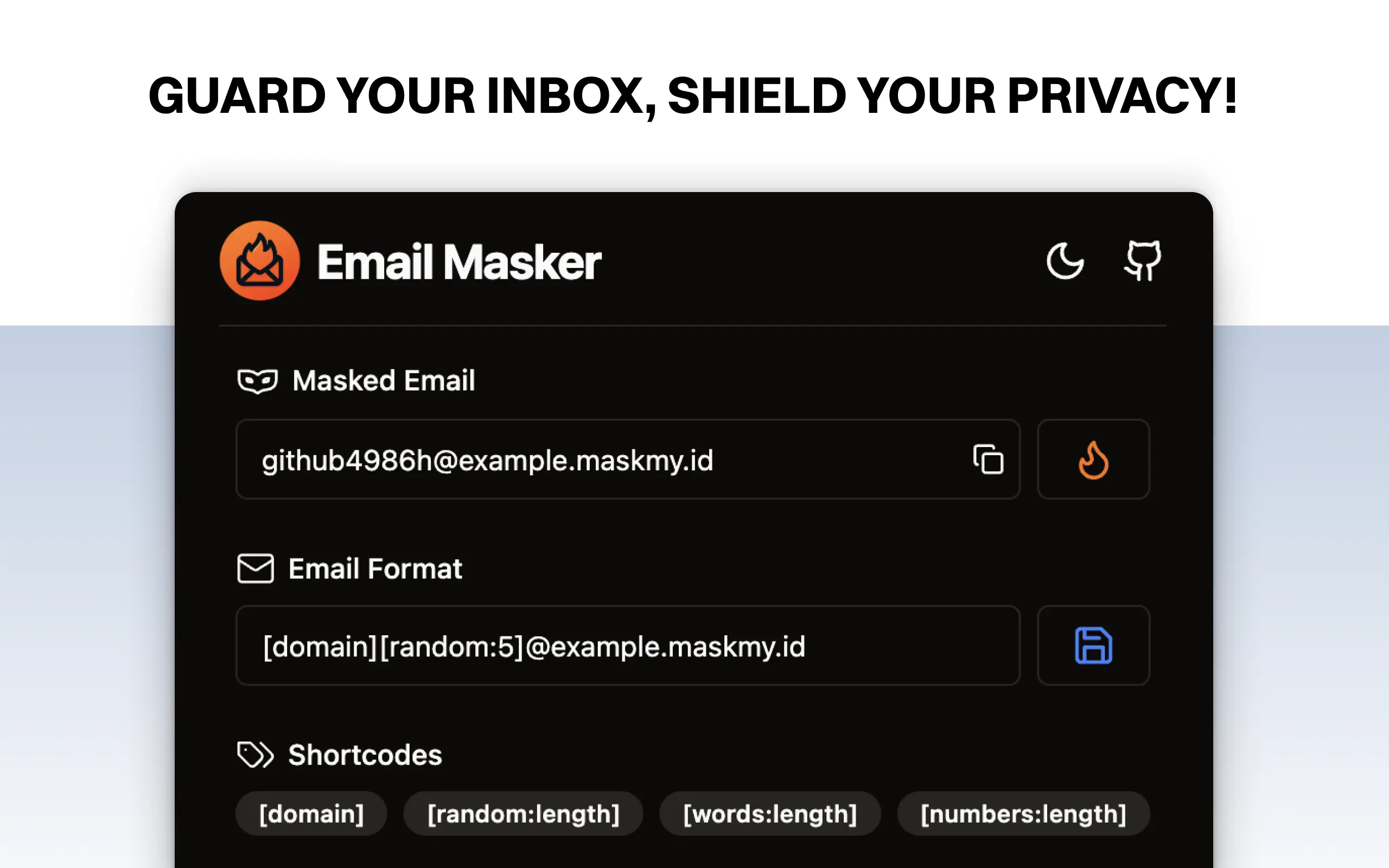 Email Masker Browser Extension